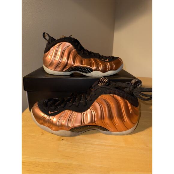 Nike Air Foamposite One 2017 Men\'s Copper Sneakers Size 8 Worn Once OG ALL main image 6